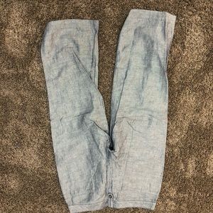Express 7/8 capris jean color but super comfy